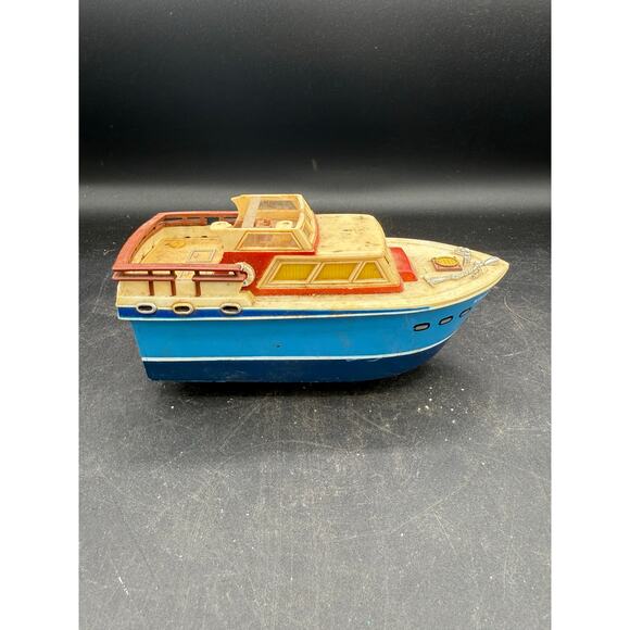 VINTAGE 1960'S TOY MOTORIFIC-BOATERIFIC-KING OF THE SEA BOAT BY IDEAL - Picture 1 of 8